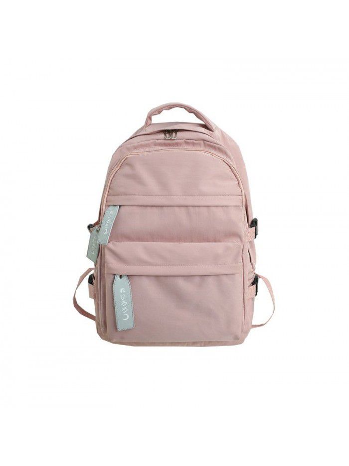 Schoolbag women's Korean version of Harajuku ulzzang high school students' simple and versatile Forest Department large capacity Backpack