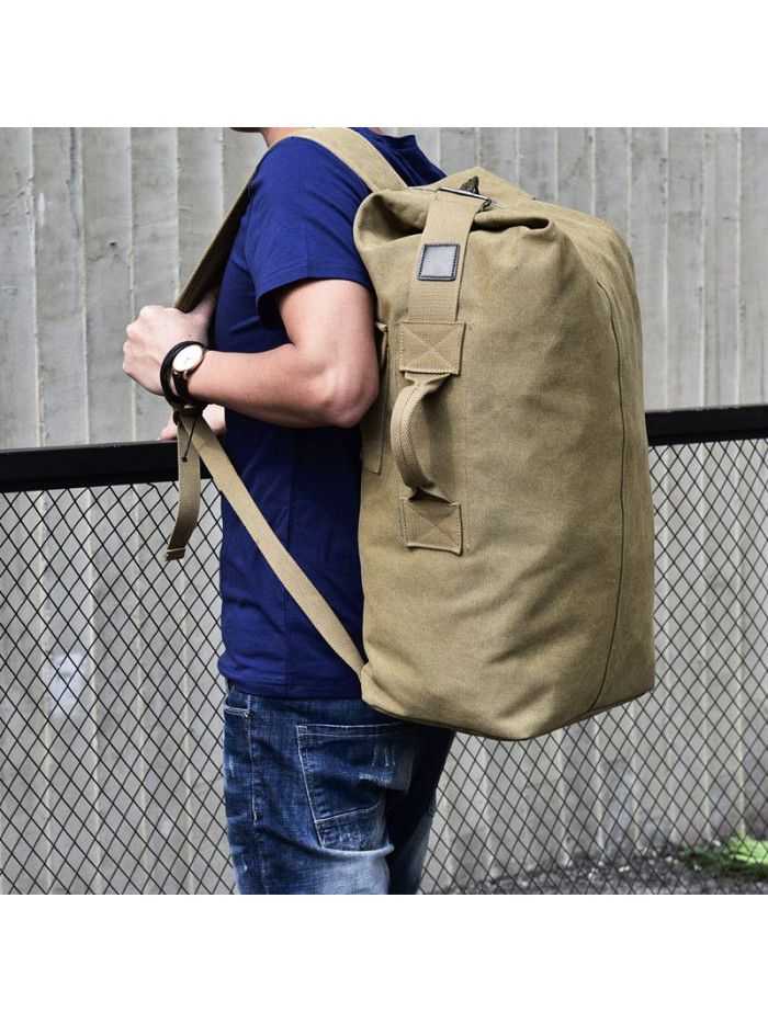 Fashion large capacity Travel Backpack men's backpack outdoor travel sports bag tidal current Canvas Backpack men's bag