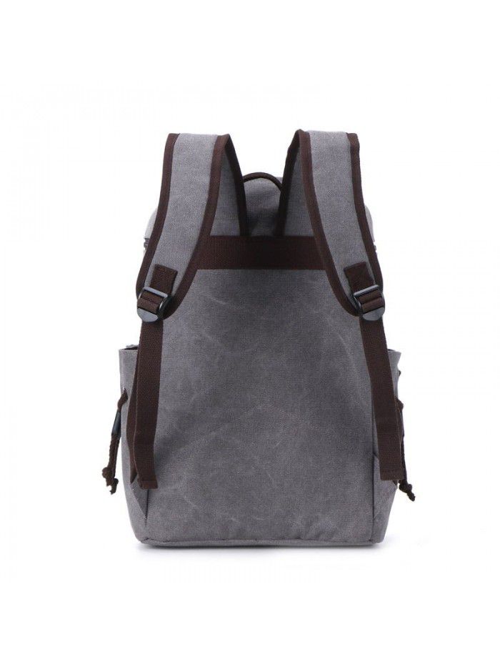 Fashion large capacity travel Canvas Backpack men's backpack outdoor travel sports bag student schoolbag men's 8951