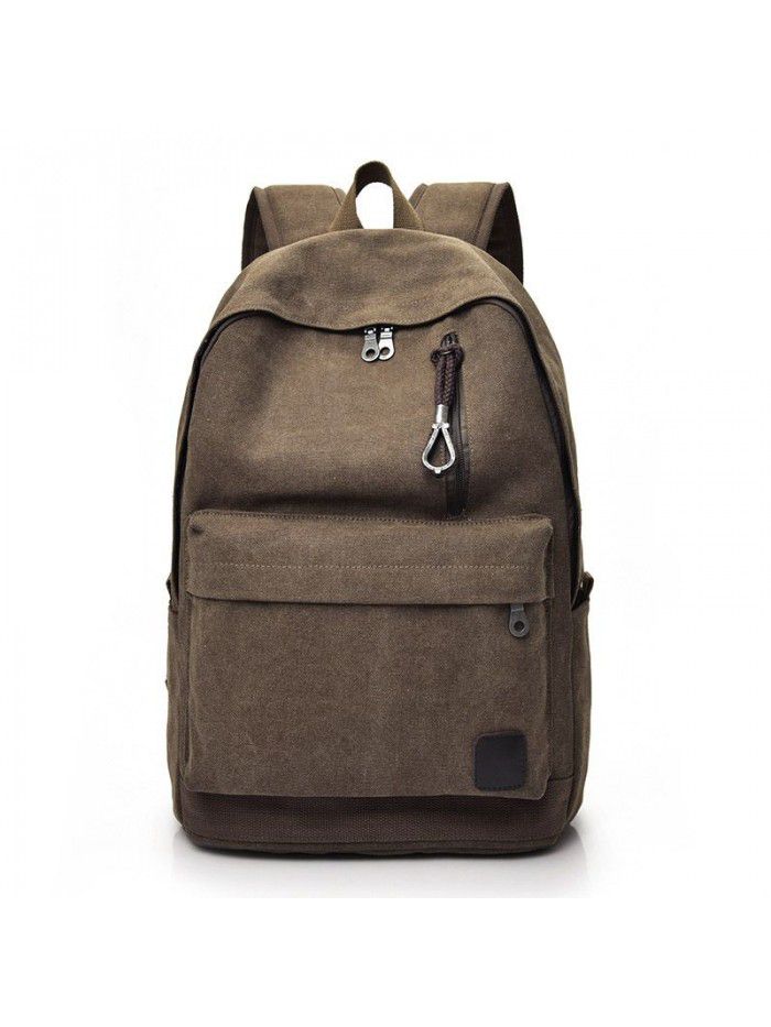 Fashion trend backpack casual Canvas Backpack retro travel bag college boys and girls schoolbag 8016