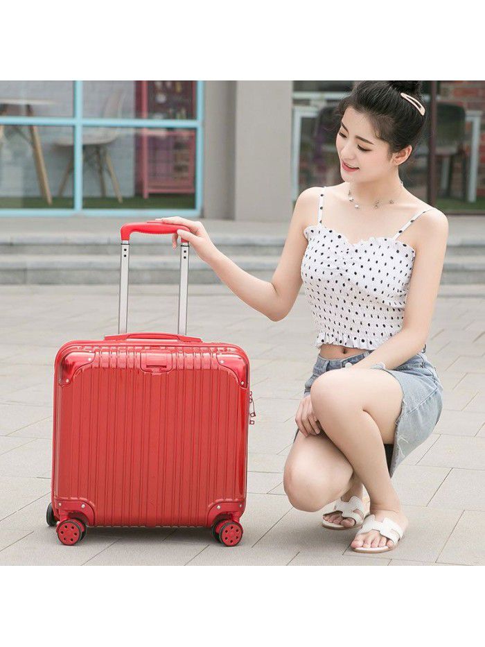 16 inch Trolley Case female small 18 inch light password 24 inch suitcase 20 inch travel boarding case universal wheel male