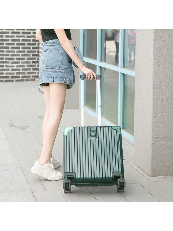 Suitcase women's small trolley case small password suitcase 18 inch boarding box net red 16 light small cute 