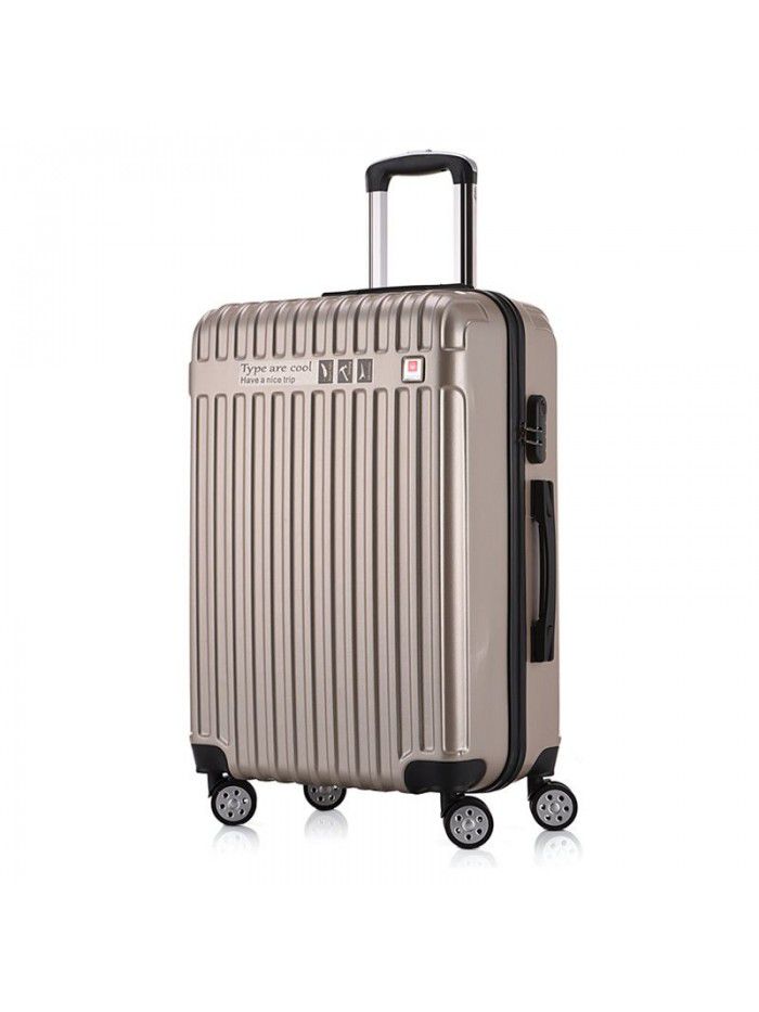 Fashion cup rack trolley case student luggage universal wheel suitcase 24 inch password boarding box