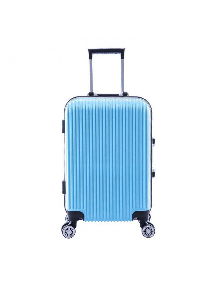 Small vertical bar code lock 20 inch aluminum frame trolley case silent universal wheel luggage suitcase gift customization