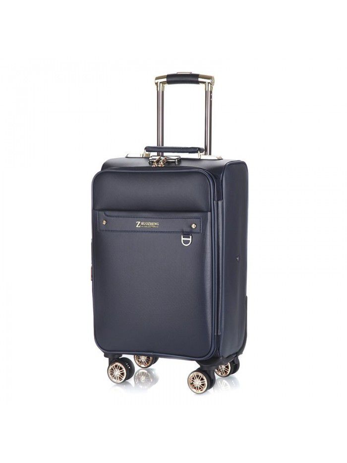 Paul suitcase Trolley Case male youth business code luggage handle case 24 inch Pu Korean travel case female 20