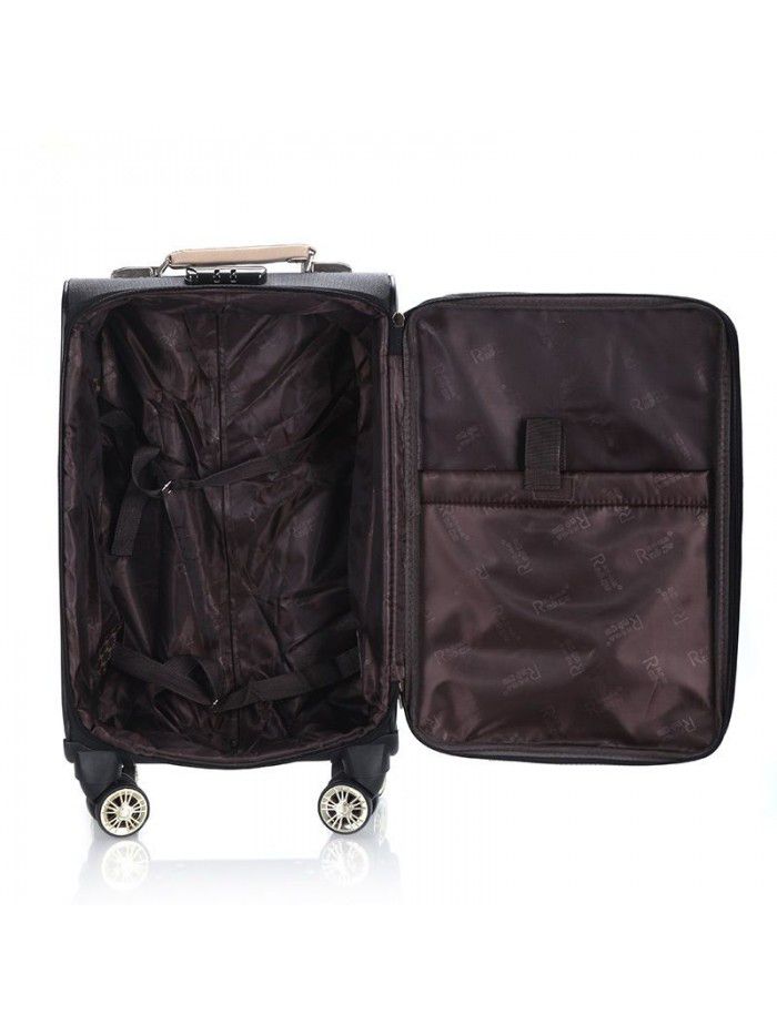 Pu Trolley Case universal wheel business retro 20 men travel women Trolley Case 18 inch password leather case manufacturer 