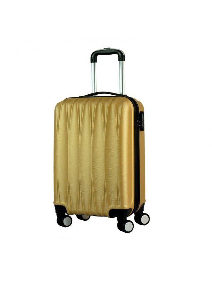 Korean version Trolley Case universal wheel suitcase business case password box ABS travel case 20 inch 24 inch one piece