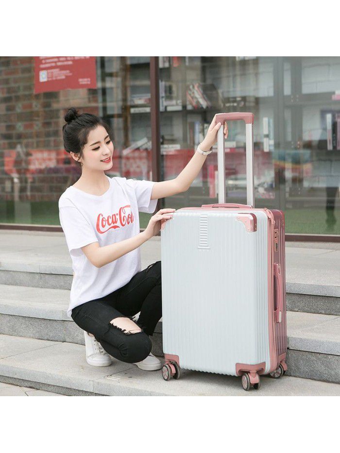 Trolley case 24 inch travel case 20 inch Korean code suitcase universal wheel tide men's and women's net red suitcase 