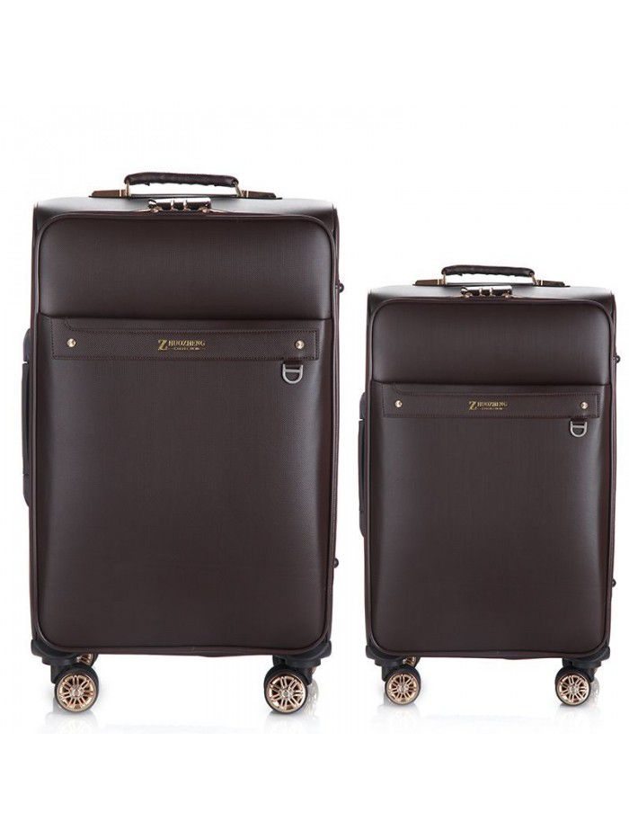 Paul suitcase Trolley Case male youth business code luggage handle case 24 inch Pu Korean travel case female 20