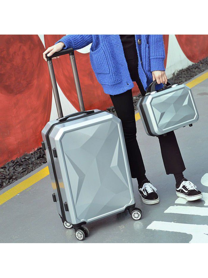 Code box Korean version suitcase women's Trolley Case personalized suitcase men's leather case mother case 