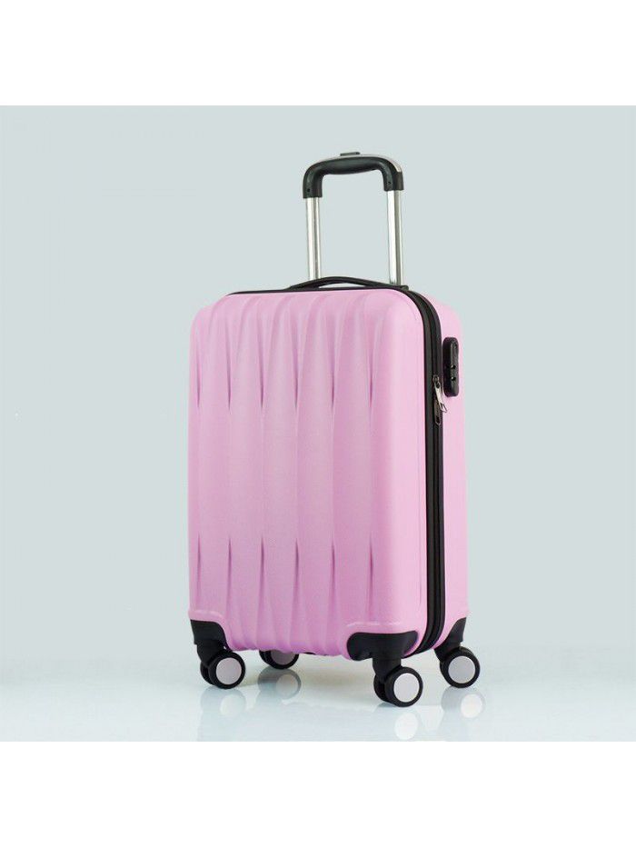 Korean version Trolley Case universal wheel suitcase business case password box ABS travel case 20 inch 24 inch one piece