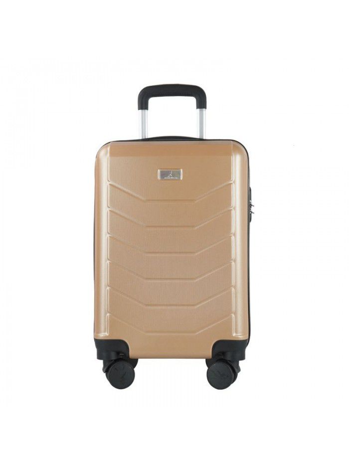 New foreign trade ABS suitcase female 18 inch business man small portable trolley case universal wheel boarding password box