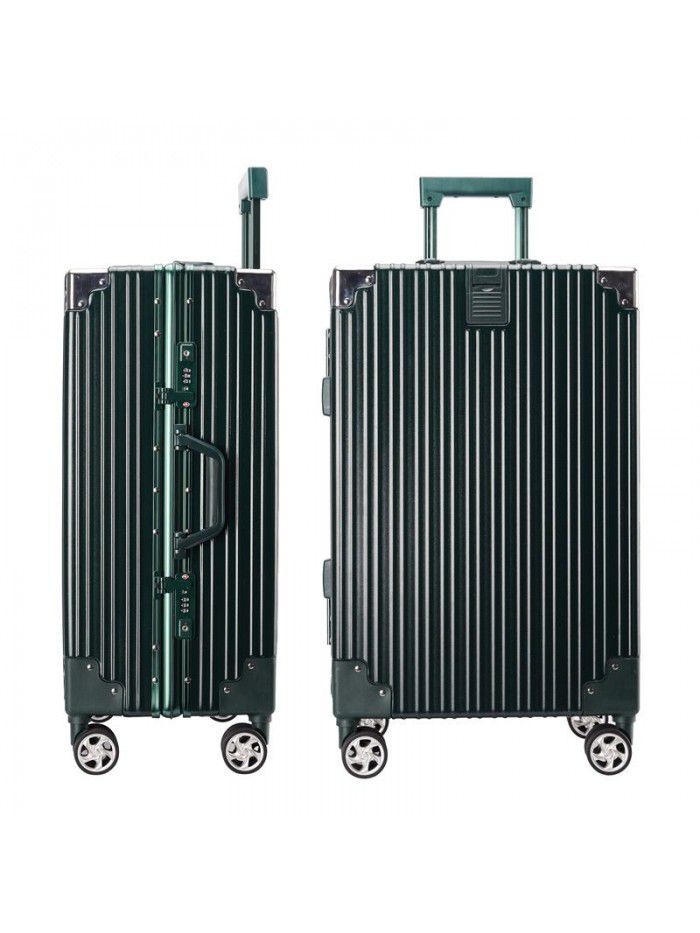 Right angle grinding scratch proof aluminum frame trolley case 20 traveling case 24 trunk 28 inch password box universal wheel shipping case