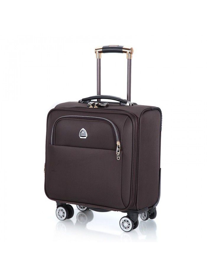 Manufacturer direct selling authentic 16 inch universal wheel Trolley Case classic business luggage suitcase for men and women