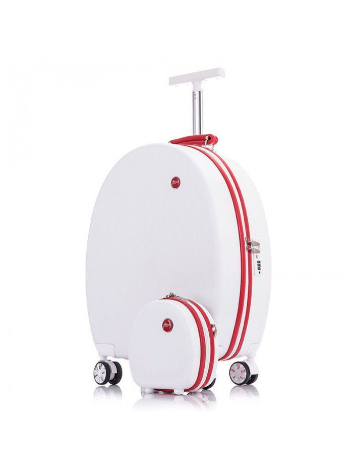 Trunk ins net red female vibrato 20 inch individual pull rod password box tiktok short travel box boarding tide 