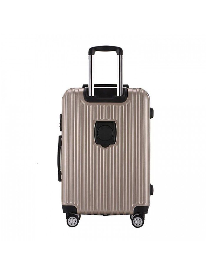 Fashion cup rack trolley case student luggage universal wheel suitcase 24 inch password boarding box