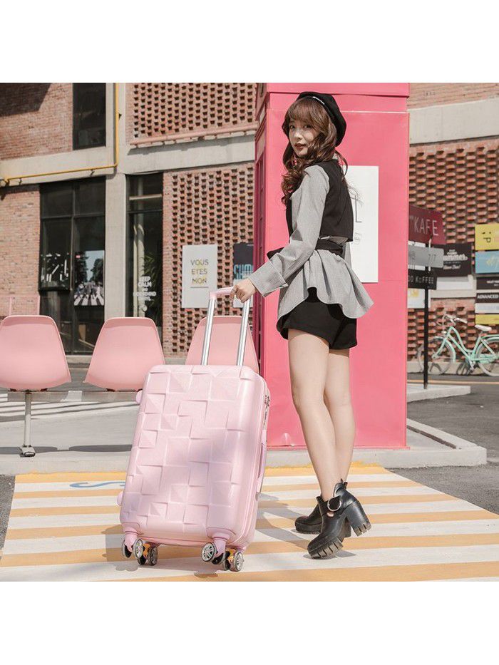 new Trolley Case universal wheel Korean 20 inch boarding case student luggage men's and women's password suitcase 