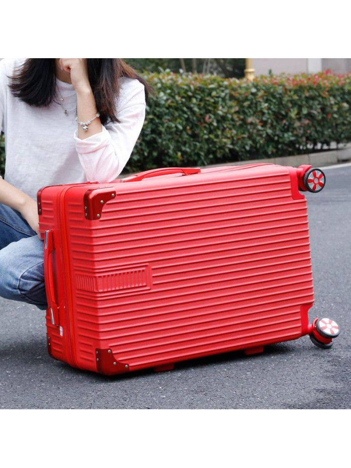 Wedding suitcase, dowry suitcase, travel case, red trolley case, bride's wedding code case, dowry suitcase, girl 