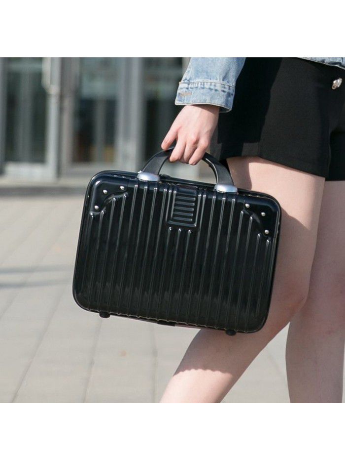 Luggage net red Trolley Case women's aluminum frame suitcase universal wheel men's code box 20 inch 24 leather box 28 