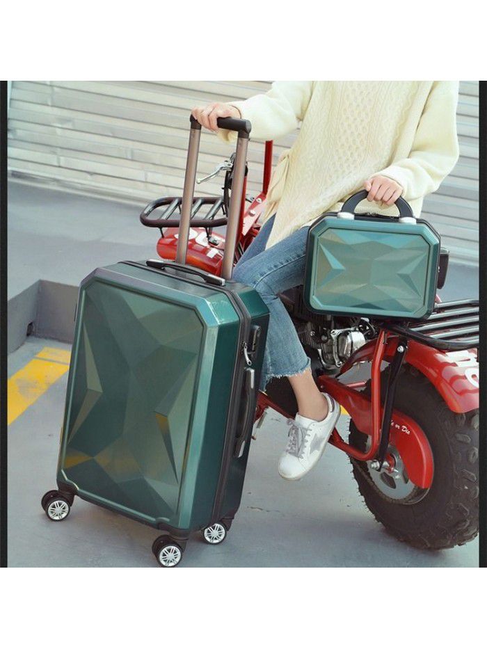 Code box Korean version suitcase women's Trolley Case personalized suitcase men's leather case mother case 