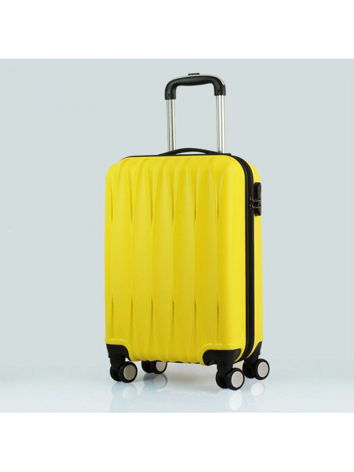 Korean version Trolley Case universal wheel suitcase business case password box ABS travel case 20 inch 24 inch one piece