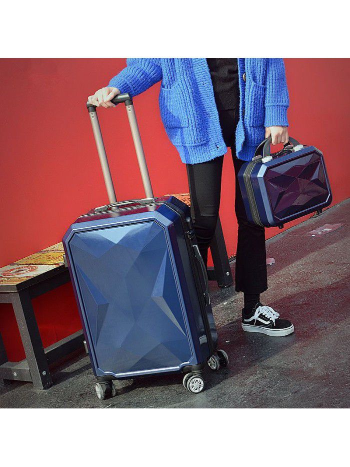 Code box Korean version suitcase women's Trolley Case personalized suitcase men's leather case mother case 