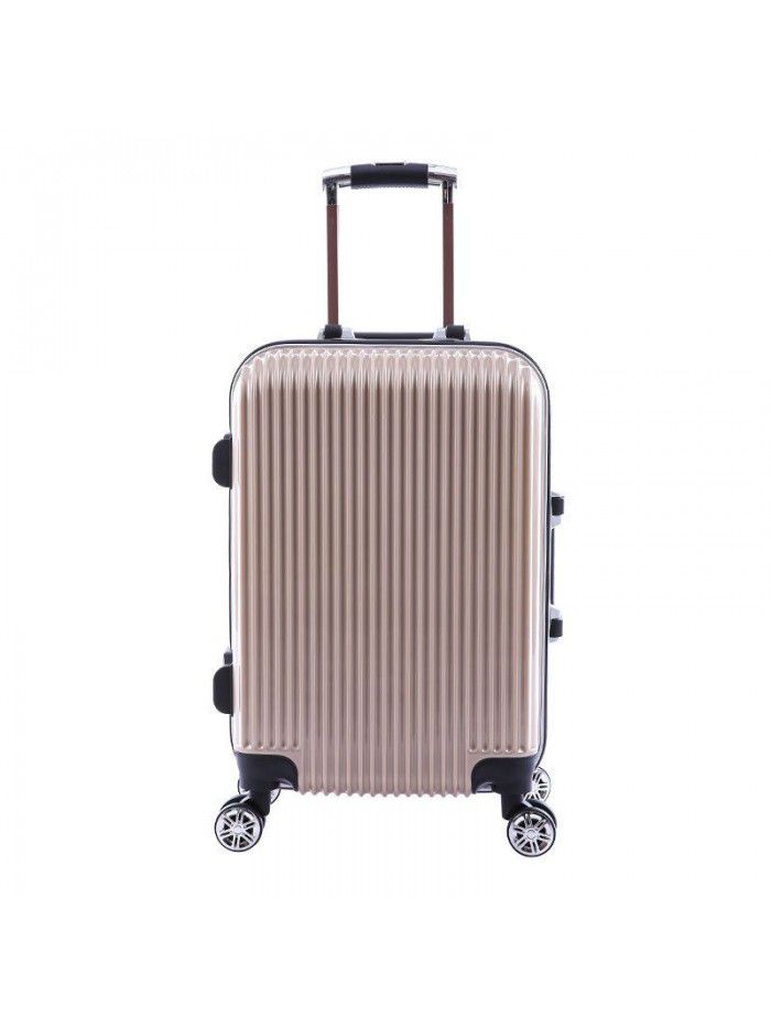 Small vertical bar code lock 20 inch aluminum frame trolley case silent universal wheel luggage suitcase gift customization