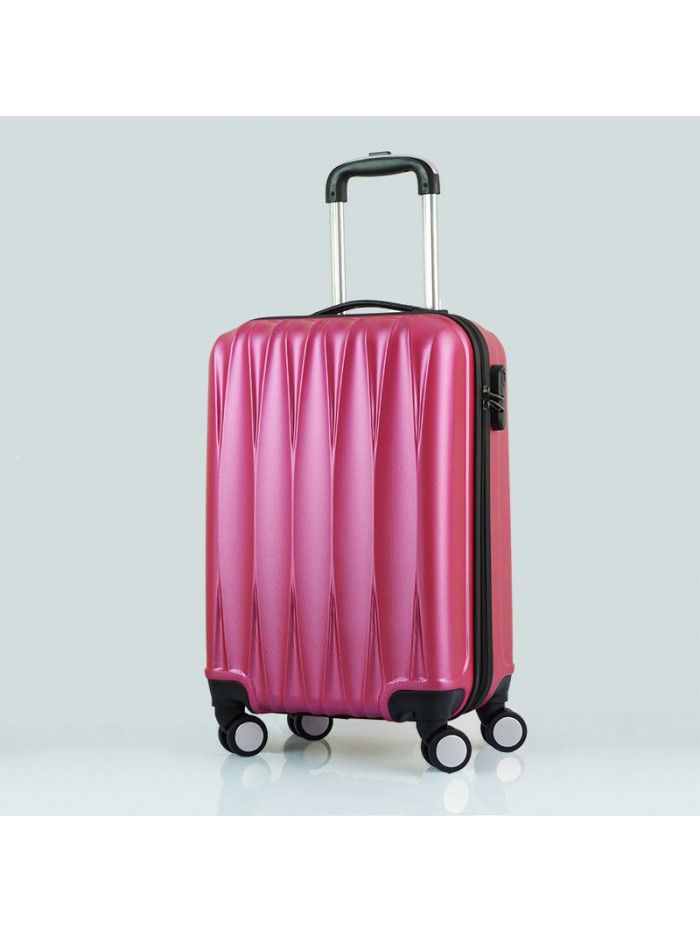 Korean version Trolley Case universal wheel suitcase business case password box ABS travel case 20 inch 24 inch one piece