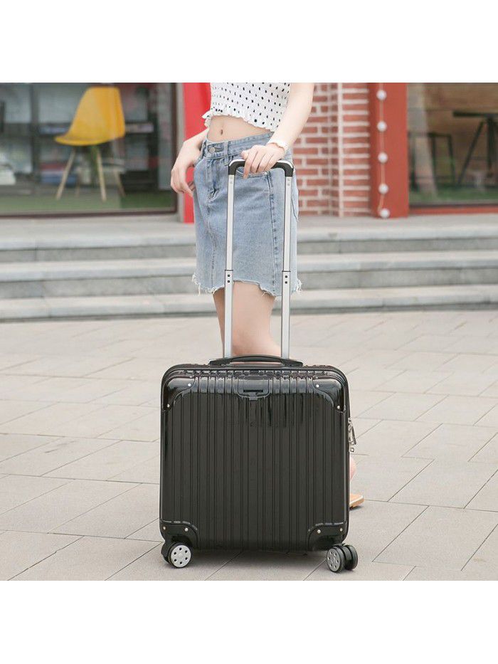 Suitcase women's small trolley case small password suitcase 18 inch boarding box net red 16 light small cute 