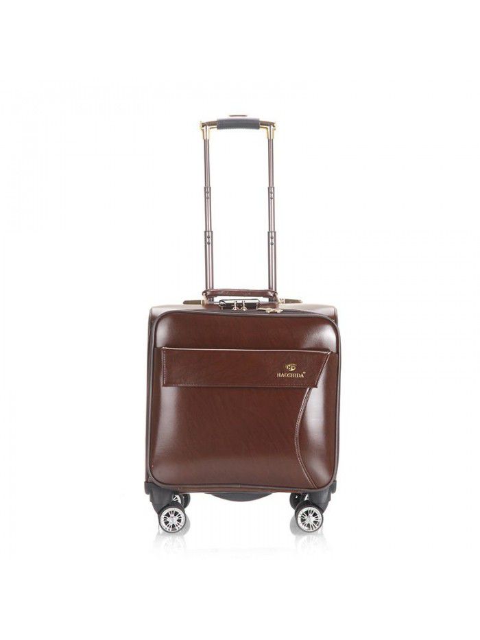 New 2017 Korean version Trolley Case universal wheel mount chassis fashion men's and women's luggage 18 inch wholesale customized