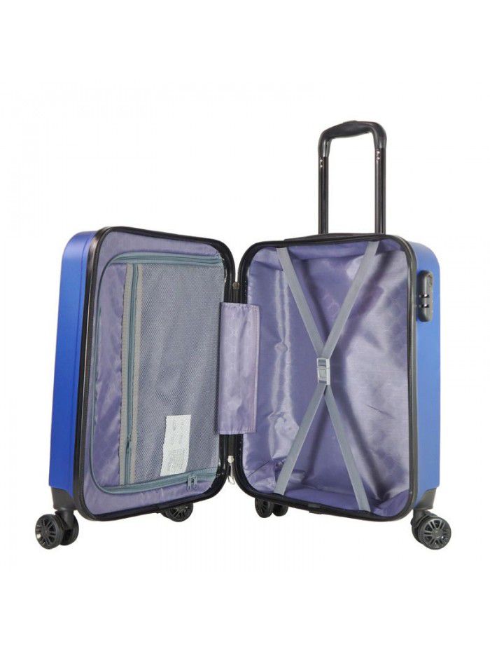 Business gifts customized wholesale ABS trolley case 20 inch large suitcase travel case universal wheel mount chassis