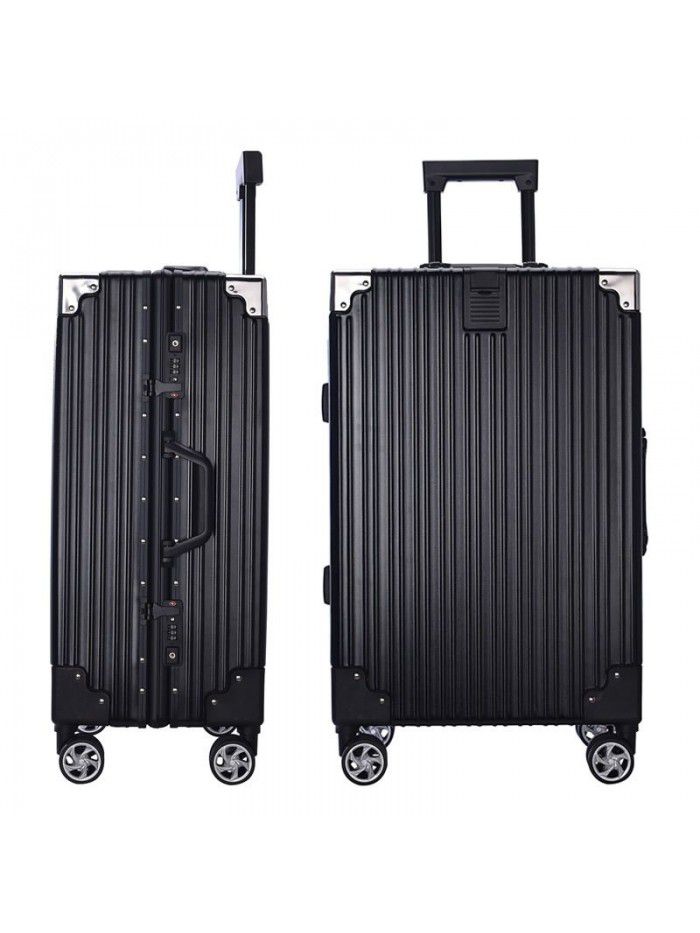 Right angle grinding scratch proof aluminum frame trolley case 20 traveling case 24 trunk 28 inch password box universal wheel shipping case