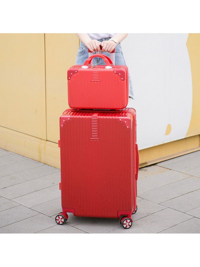 Suitcase Trolley Case make-up trunk universal wheel trunk female 24 suitcase password box male 20 student 14 inch 