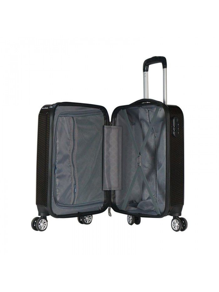 Factory direct business leisure style simple atmosphere suitcase large capacity ABS aluminum alloy pull rod suitcase