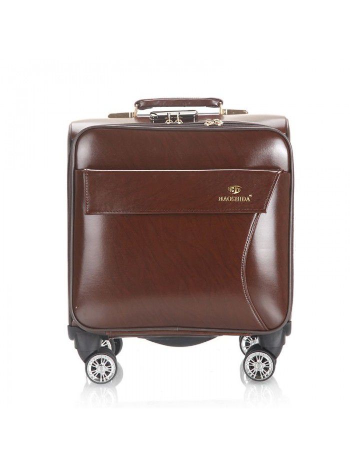 New 2017 Korean version Trolley Case universal wheel mount chassis fashion men's and women's luggage 18 inch wholesale customized