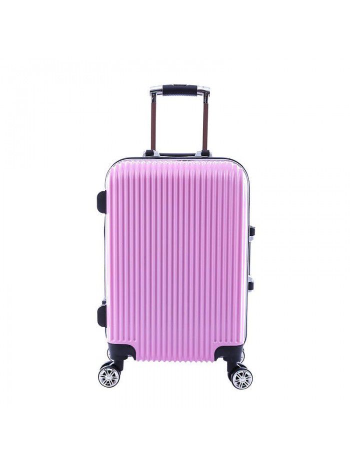 Small vertical bar code lock 20 inch aluminum frame trolley case silent universal wheel luggage suitcase gift customization