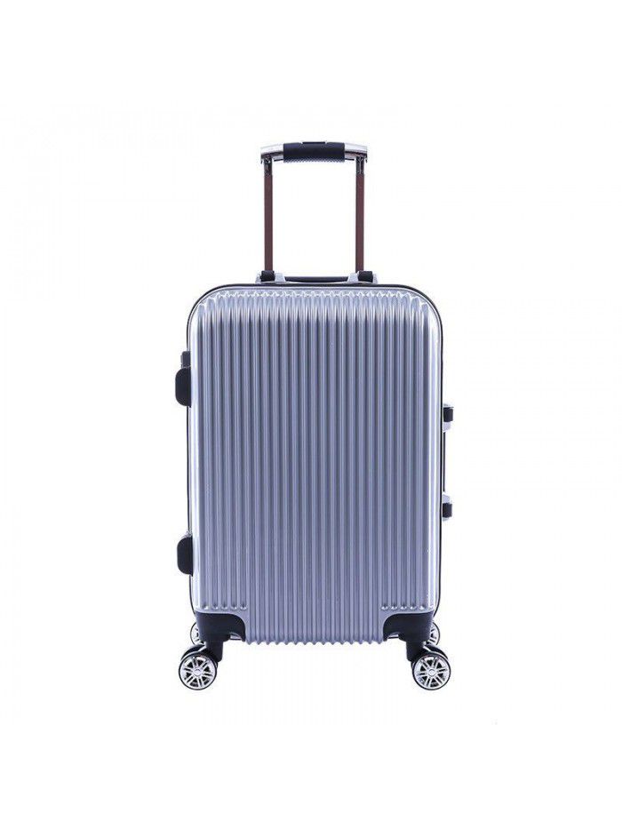 Small vertical bar code lock 20 inch aluminum frame trolley case silent universal wheel luggage suitcase gift customization