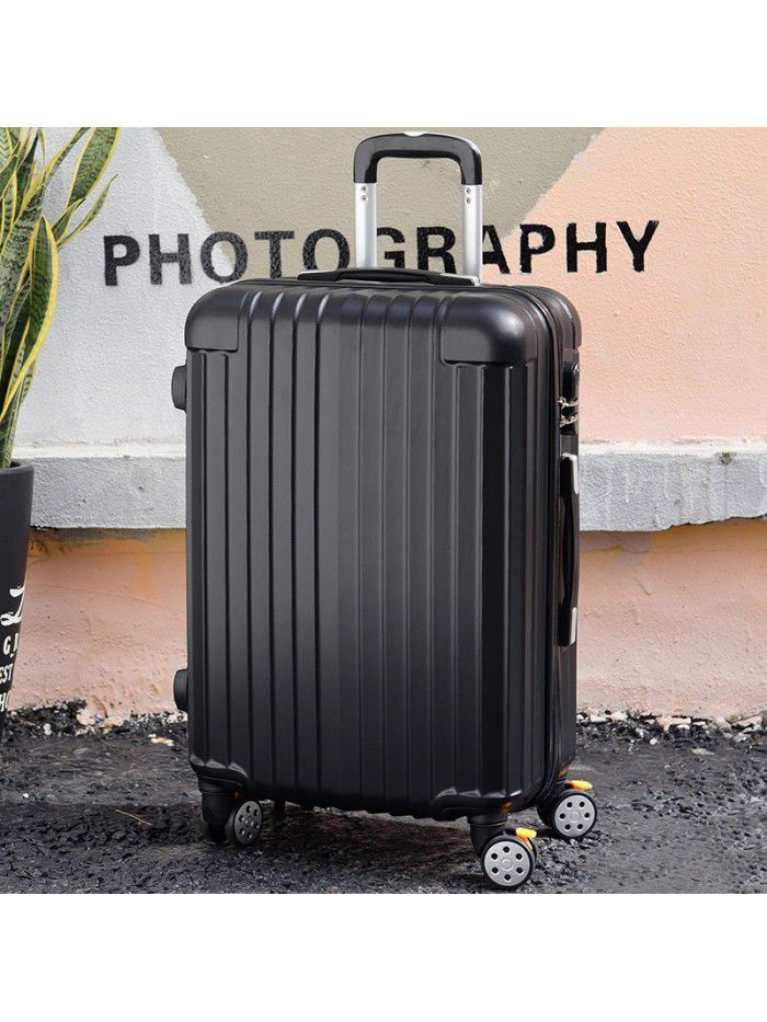 Suitcase men's fashionable Trolley Case Travel Case password box Korean leather case universal wheel 24 inch super capacity 28 inch