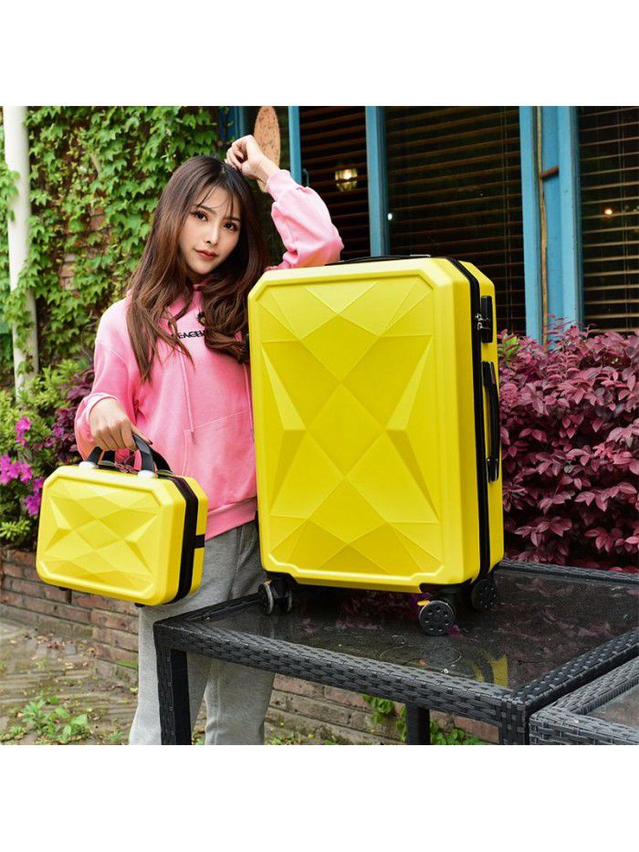 Code box Korean version suitcase women's Trolley Case personalized suitcase men's leather case mother case 