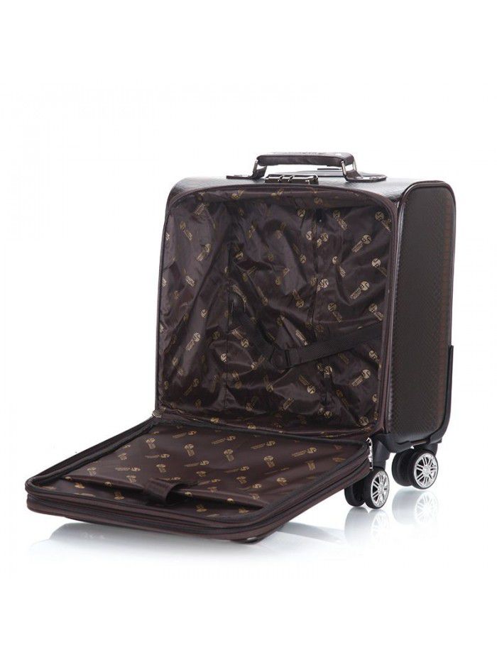 Men's and women's business travel case, suitcase, universal wheel trolley case, snakeskin pattern board case, password box wholesale customization