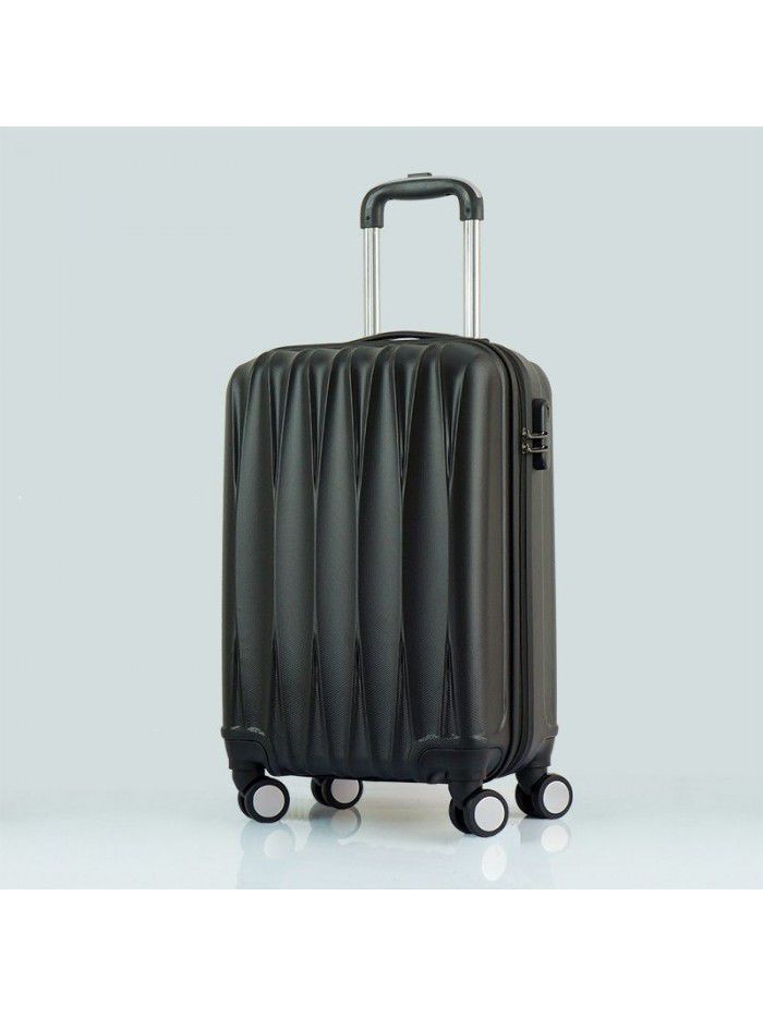 Korean version Trolley Case universal wheel suitcase business case password box ABS travel case 20 inch 24 inch one piece