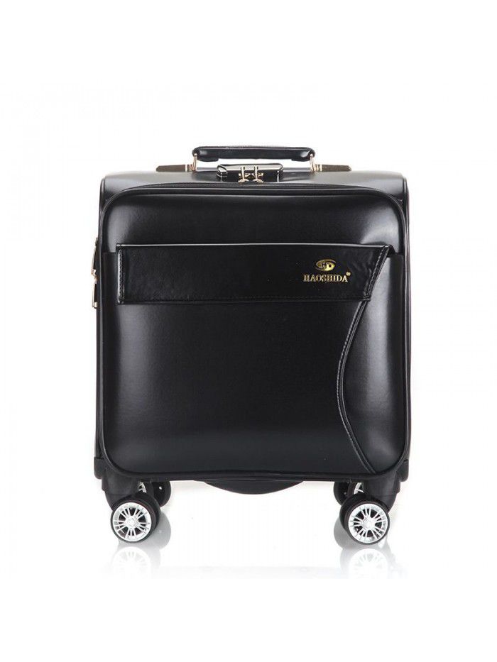 New 2017 Korean version Trolley Case universal wheel mount chassis fashion men's and women's luggage 18 inch wholesale customized