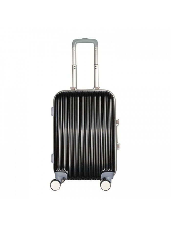 Small vertical bar code lock 20 inch aluminum frame trolley case silent universal wheel luggage suitcase gift customization