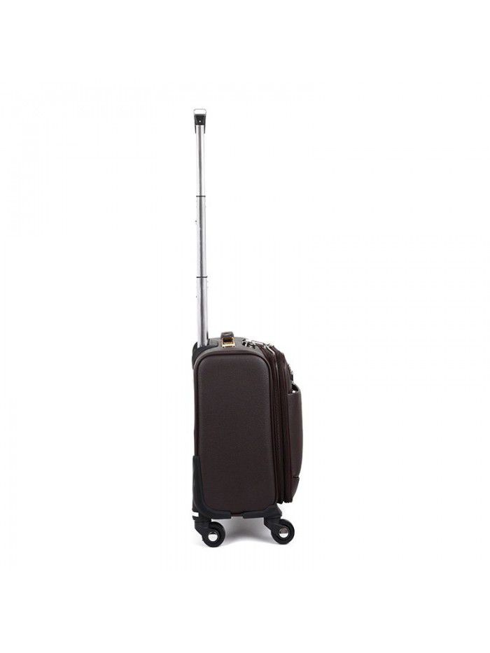 New Pu business boarding Mini student suitcase 18 inch universal wheel trolley case small fresh suitcase wholesale