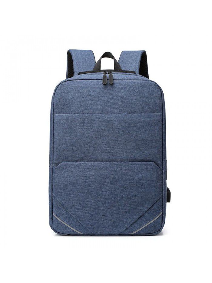 Men's leisure computer bag Korean backpack fashion trend simple backpack high school student schoolbag