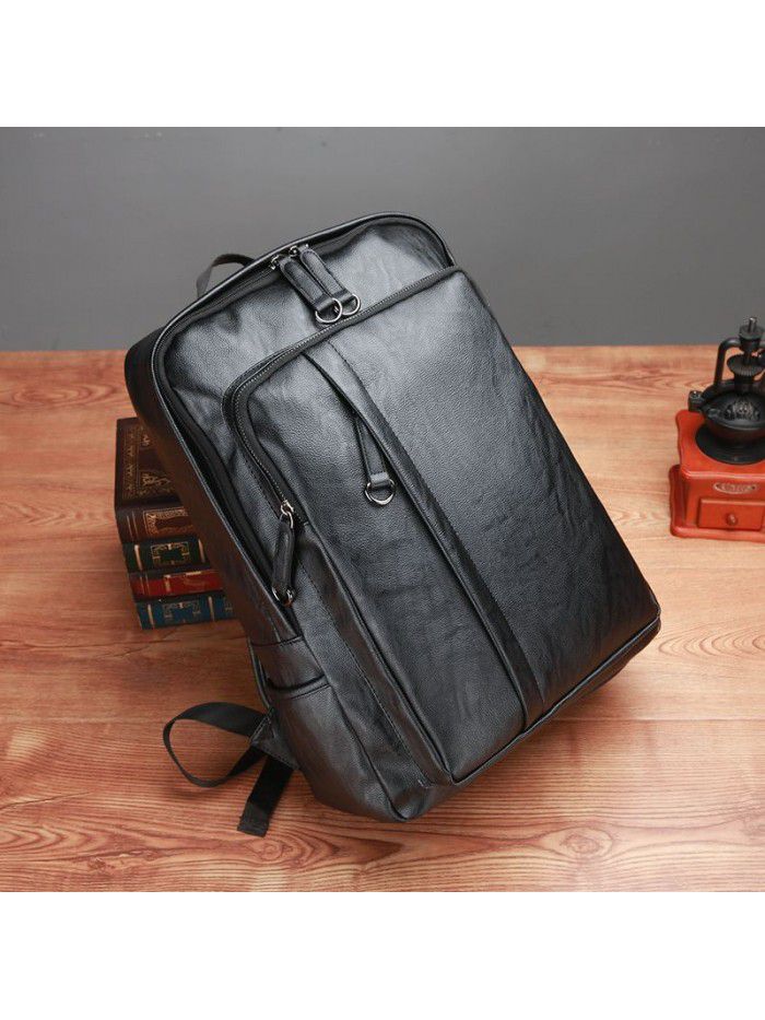 Leisure men's backpack men's backpack Korean Student Book foreskin fashion trend sports travel computer bag trend