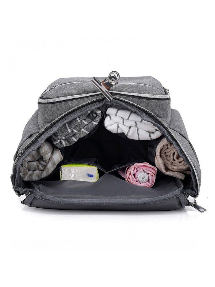 New mummy bag multi function large capacity diaper bag light folding baby mummy Backpack