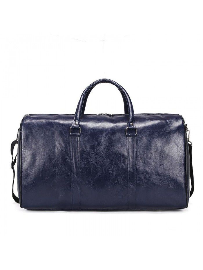 Travel Bag Handbag Pu retro travel bag large capacity short distance bag light exercise fitness 