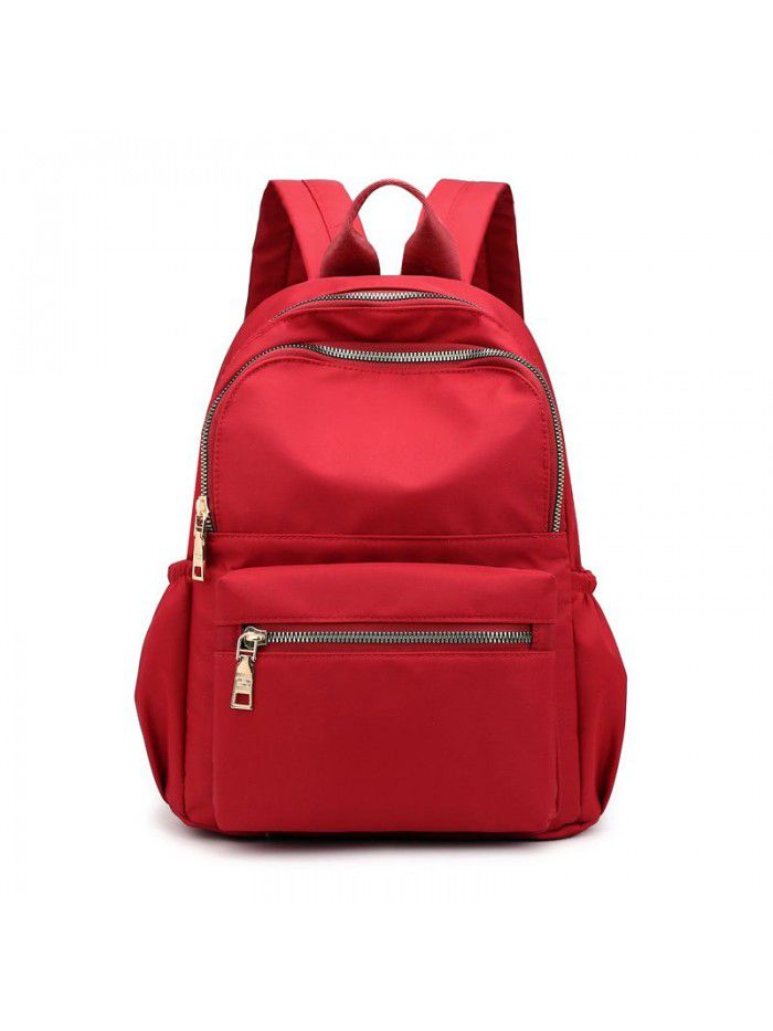 Backpack women's Nylon fashion leisure backpack simple fashion Korean student schoolbag work shopping Backpack