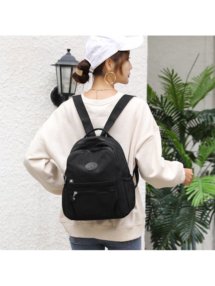 Nylon Oxford Backpack New Korean backpack women's versatile fashion canvas schoolbag Mommy Bag Backpack